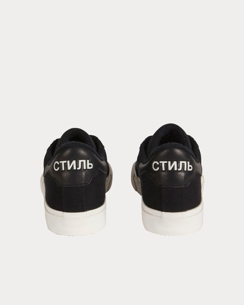 Heron Preston Vulcanized White / Black Low Top Sneakers - 4