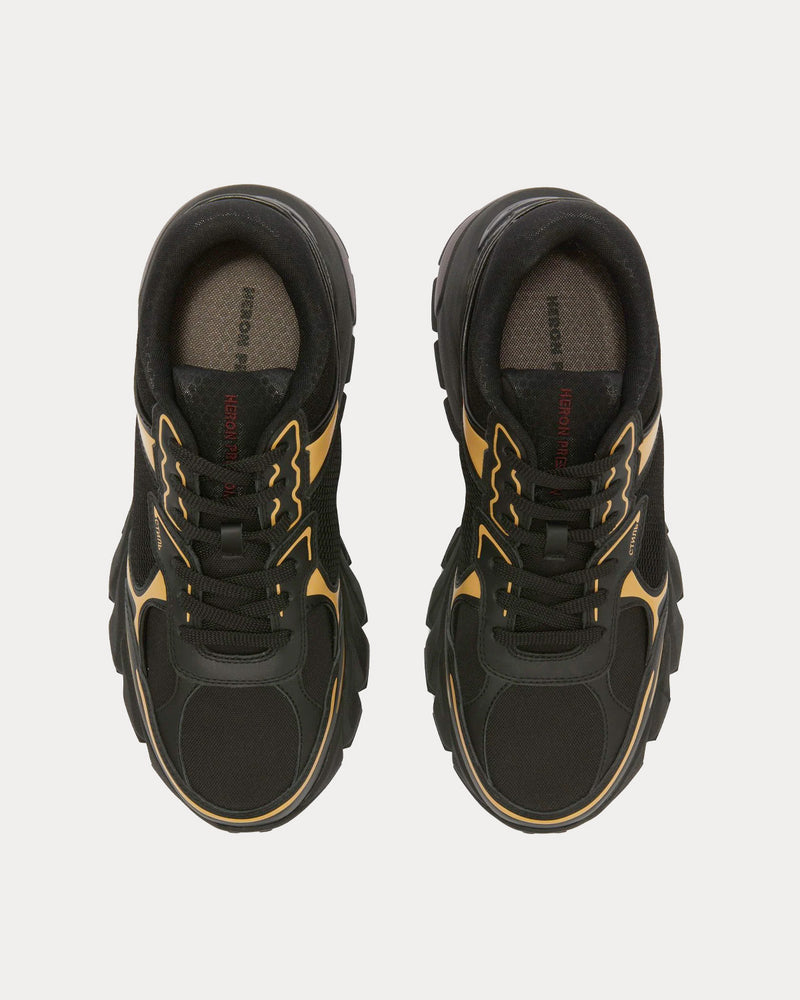 Heron Preston Block Stepper Black / Beige Low Top Sneakers - 2