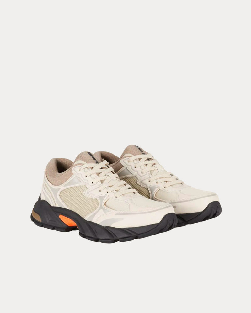 Heron Preston Block Stepper White / Orange Low Top Sneakers - 3