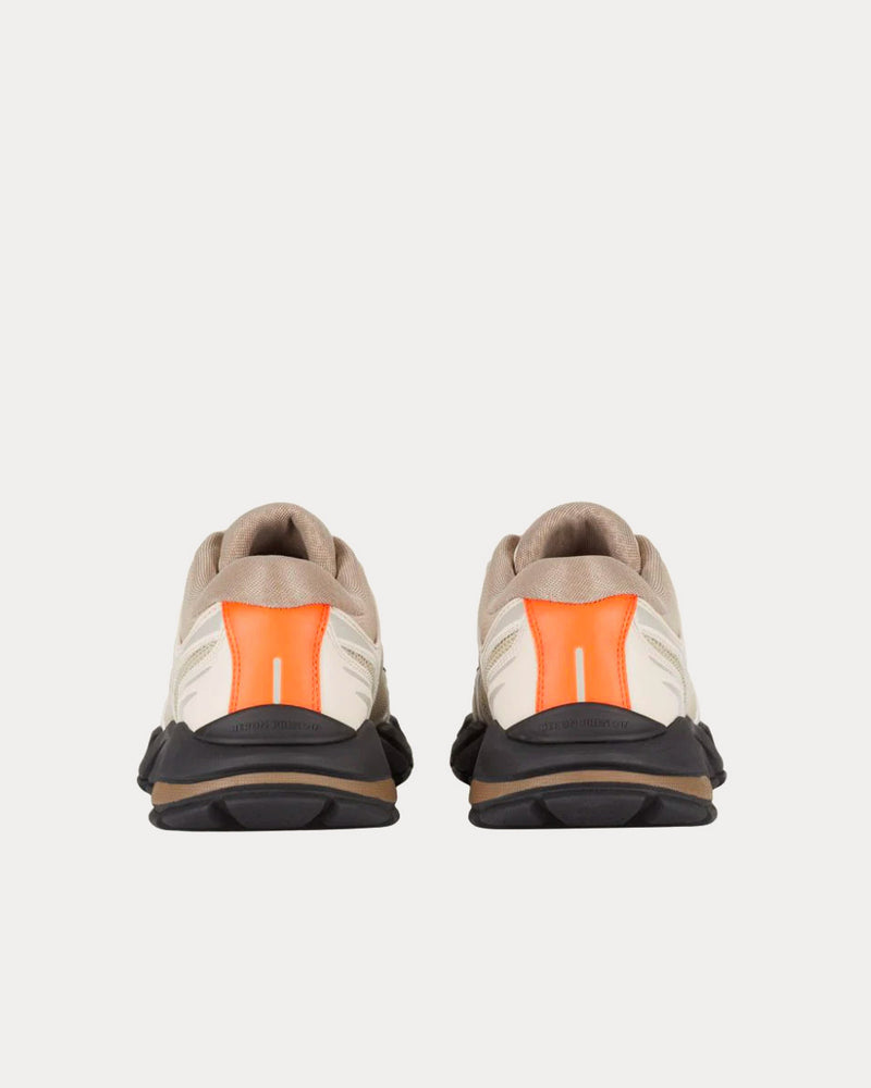 Heron Preston Block Stepper White / Orange Low Top Sneakers - 4