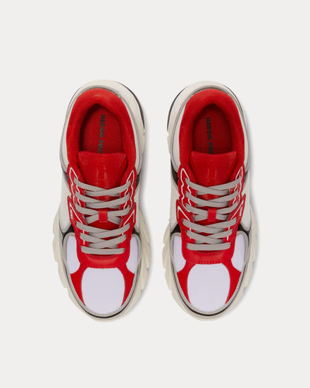 Heron Preston Block Stepper White / Red Low Top Sneakers - 2