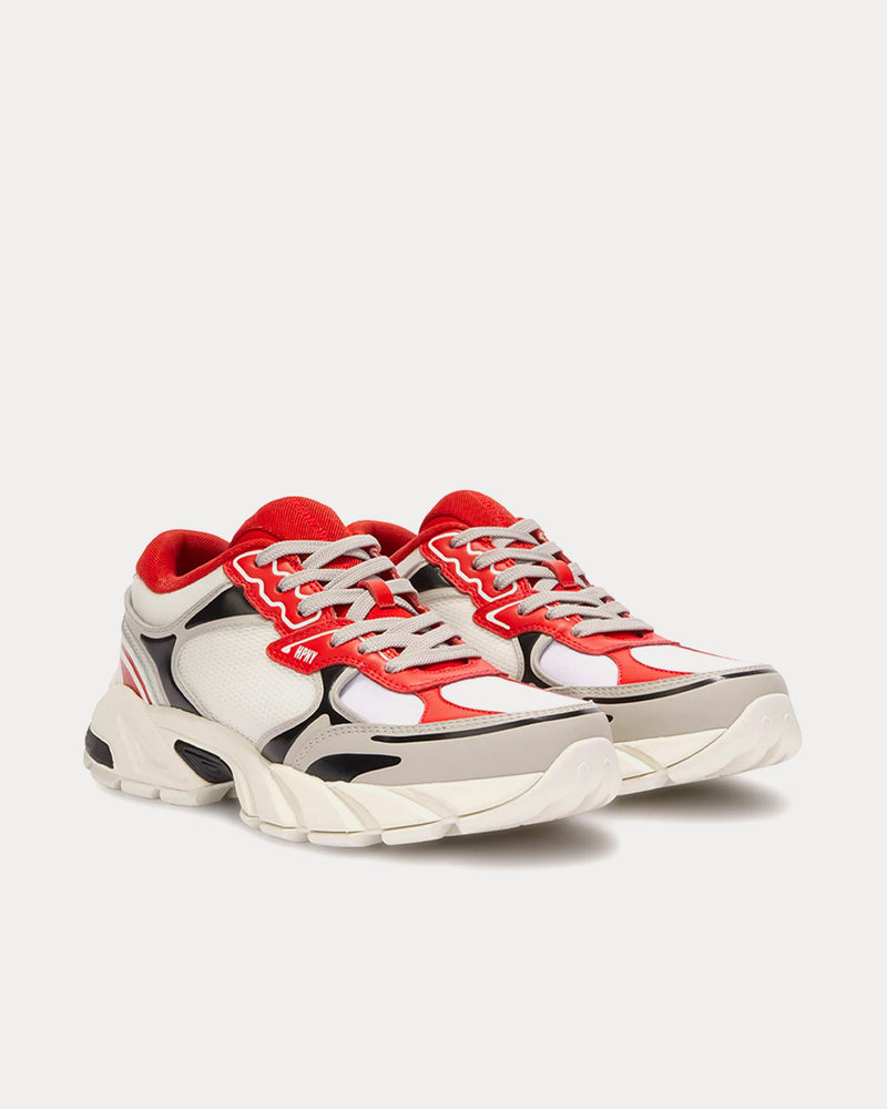 Heron Preston Block Stepper White / Red Low Top Sneakers - 3