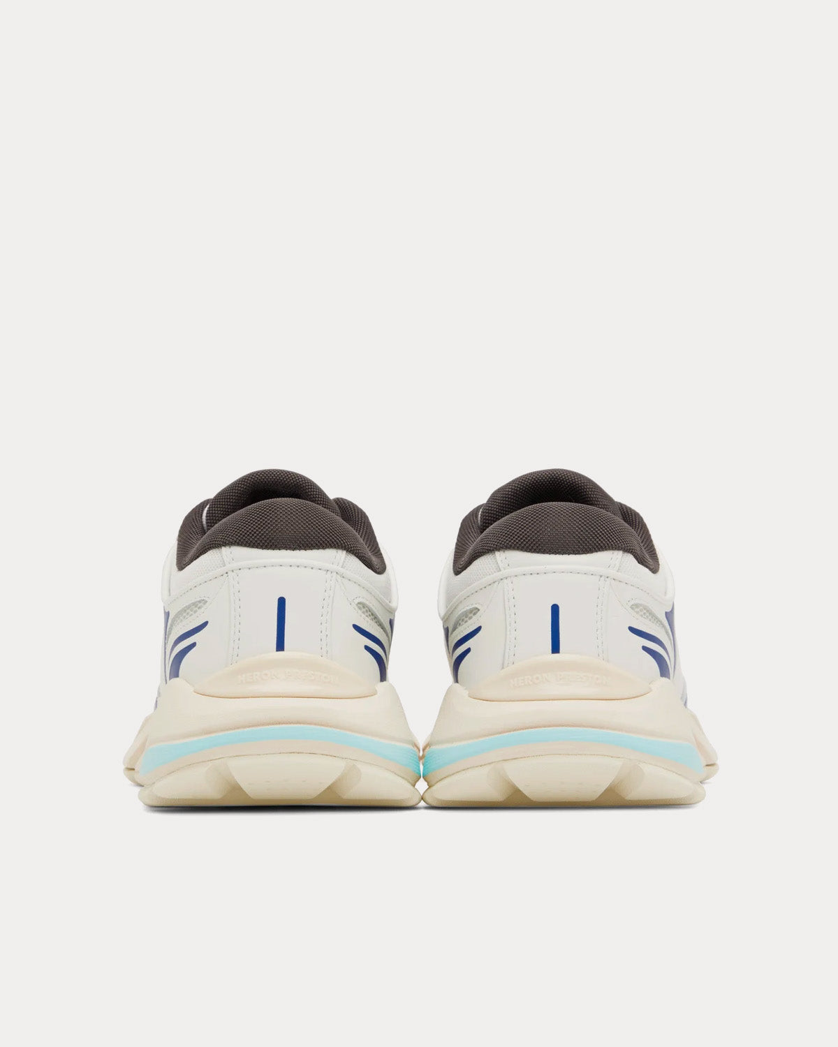 Heron Preston - Block Stepper White / Blue Low Top Sneakers
