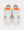Panelled Buffed Leather White / Cream Low Top Sneakers