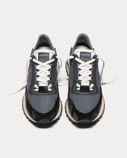 Hinander Tenkei Black / Asphalt Low Top Sneakers - 2