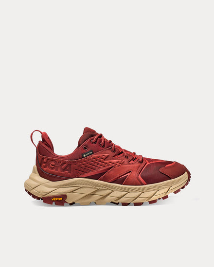 HOKA Anacapa Low GTX Cherry Mahogany / Hot Sauce Running Shoes - 1