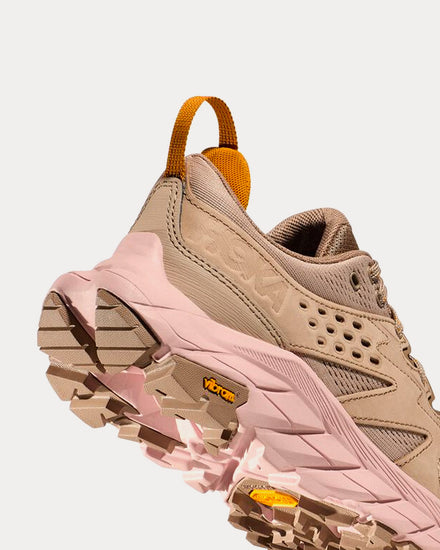 HOKA Anacapa Breeze Low Oxford Tan / Peach Whip Running Shoes - 3