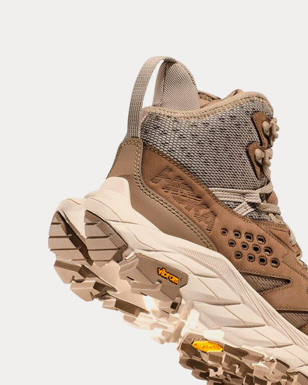 HOKA Anacapa Breeze Mid Dune / Eggnog Running Shoes - 3