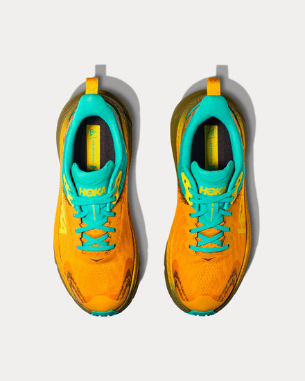 HOKA Challenger 7 GORE-TEX Golden Yellow / Avocado Running Shoes - 2