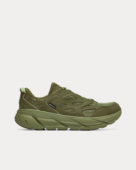 HOKA Clifton L GORE-TEX Avocado / Green Moss Running Shoes - 1