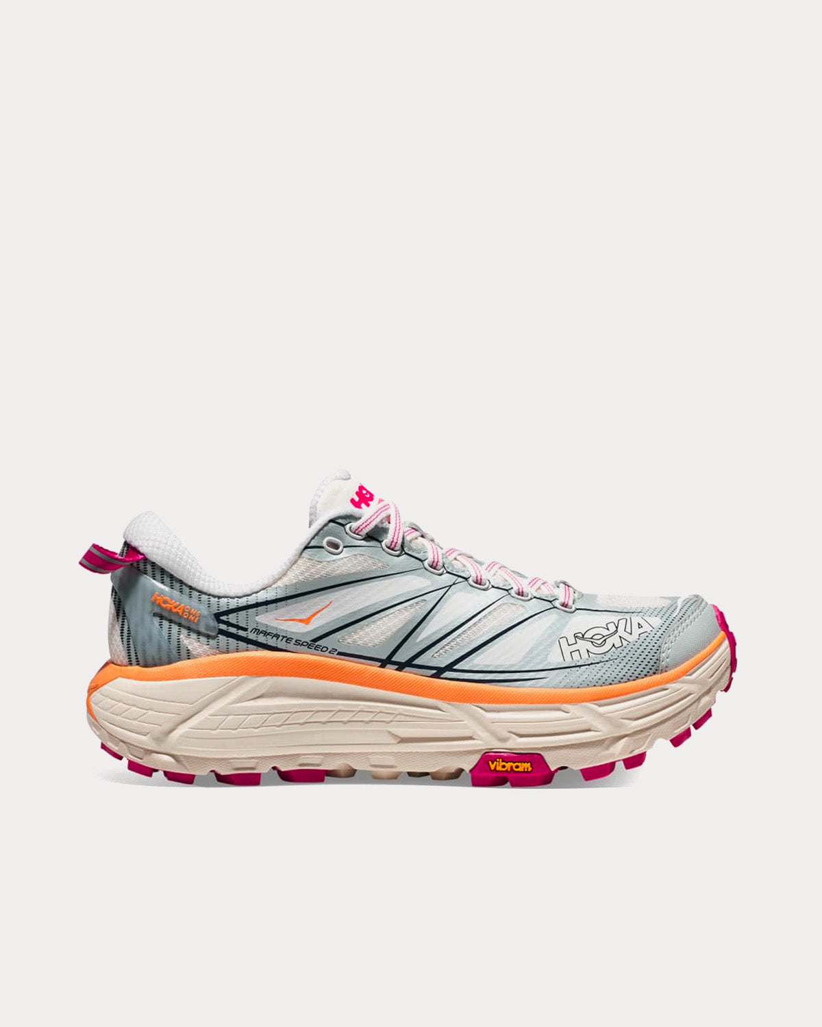 Hoka Unisex Mafate Speed Sneaker White