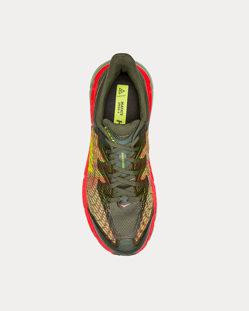 HOKA Mafate Speed 4 Thyme / Fiesta Running Shoes - 2