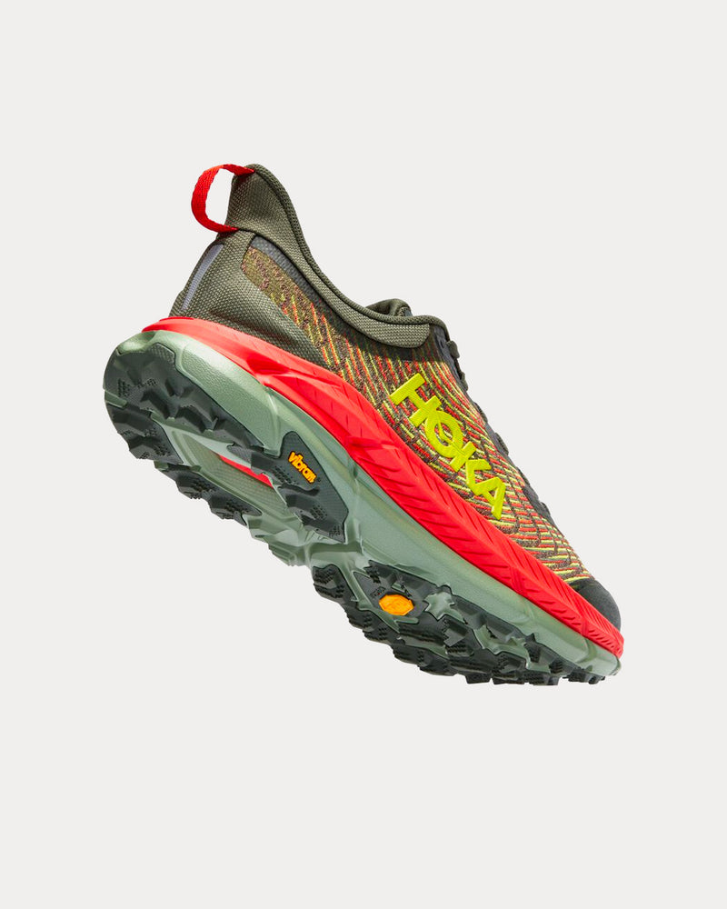 HOKA Mafate Speed 4 Thyme / Fiesta Running Shoes - 3