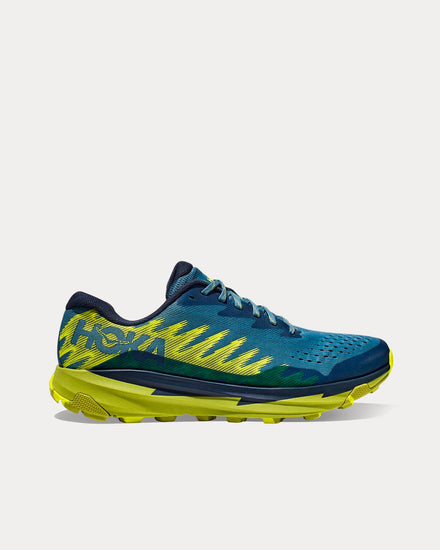 HOKA Torrent 3 Bluesteel / Dark Citron Running Shoes - 1