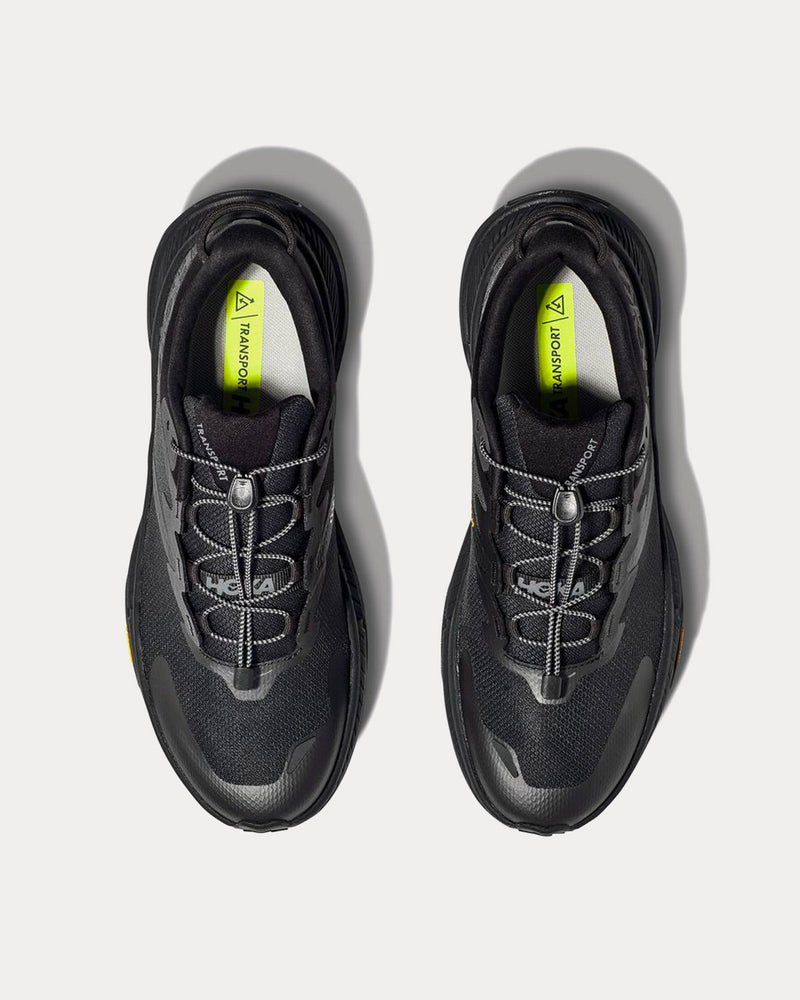 HOKA Transport Black / Black Low Top Sneakers - 2