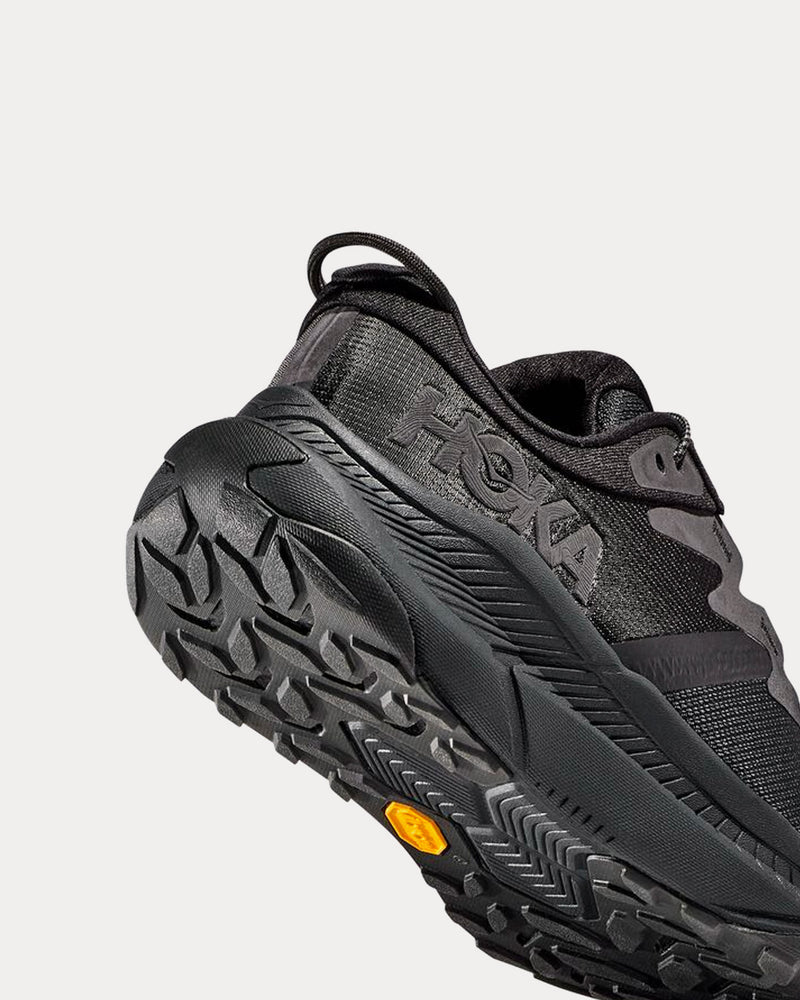 HOKA Transport Black / Black Low Top Sneakers - 5