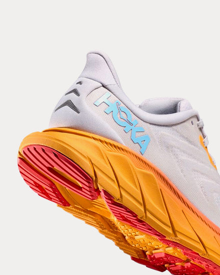 HOKA Arahi 6 Nimbus Cloud / Blanc De Blanc Running Shoes - 3