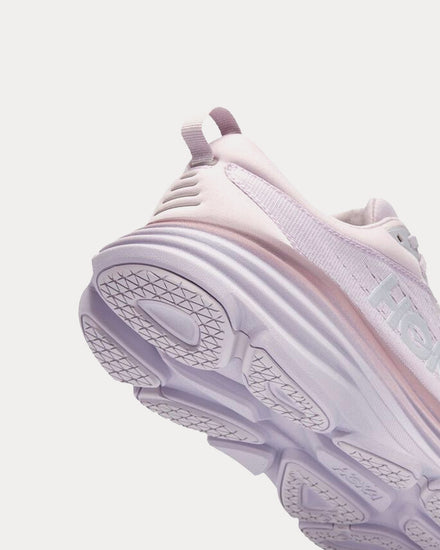 HOKA Bondi 8 Lilac Marble / Elderberry Running Shoes - 3
