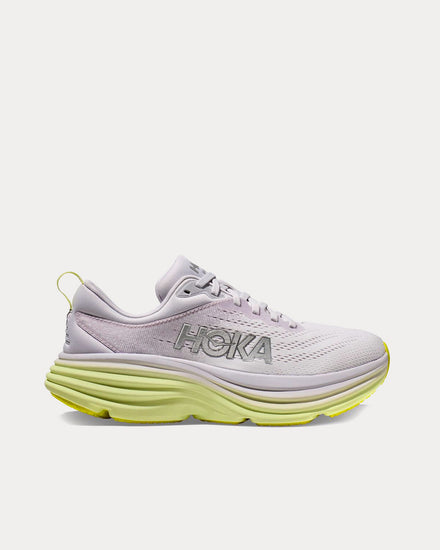 HOKA Bondi 8 Nimbus Cloud / Luminary Green Running Shoes - 1