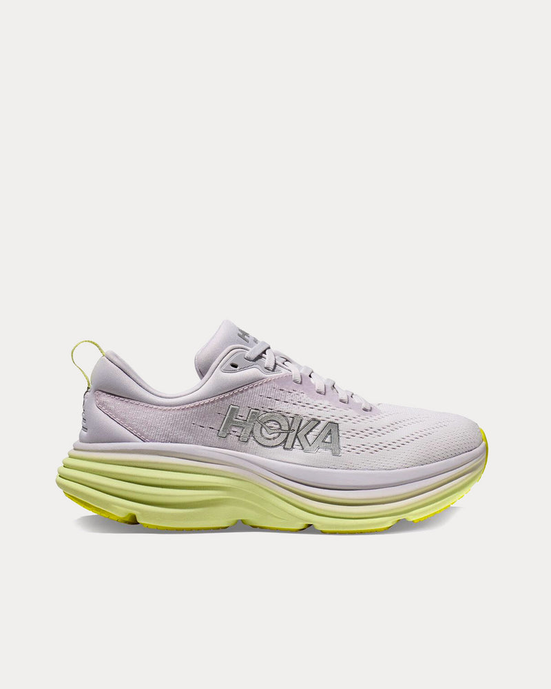 HOKA Bondi 8 Nimbus Cloud / Luminary Green Running Shoes - 1