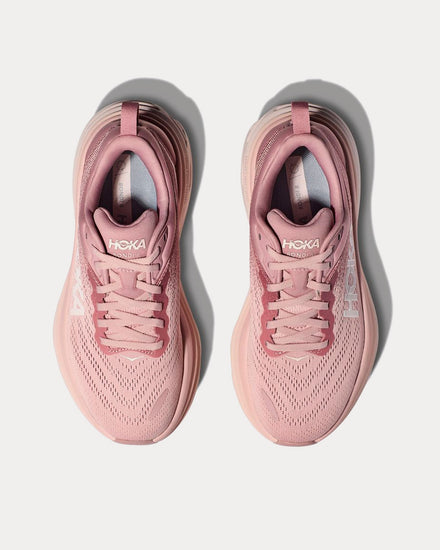 HOKA Bondi 8 Pale Mauve / Peach Whip Running Shoes - 2