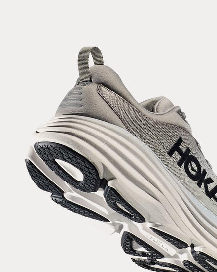 HOKA Bondi 8 Sharkskin / Harbour Mist Running Shoes - 4
