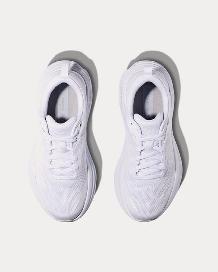 HOKA Bondi 8 White / White Running Shoes - 2
