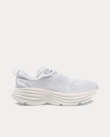 HOKA Bondi 8 White / White Running Shoes - 1