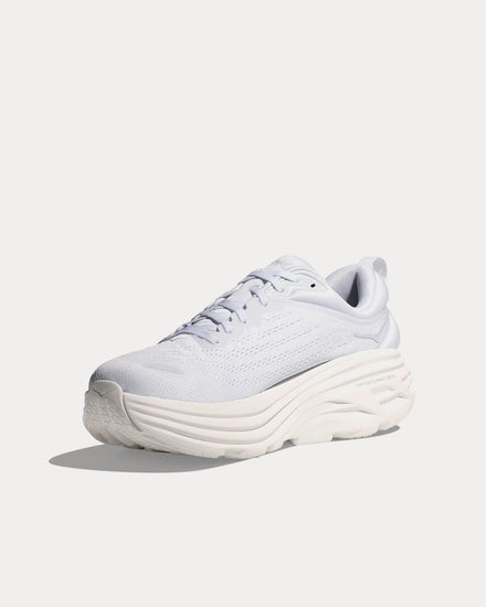 HOKA Bondi 8 White / White Running Shoes - 2