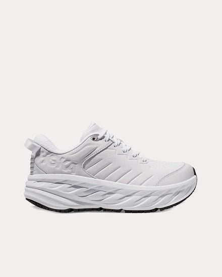 HOKA Bondi SR White / White Running Shoes - 1