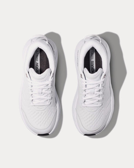 HOKA Bondi SR White / White Running Shoes - 2