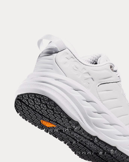 HOKA Bondi SR White / White Running Shoes - 4