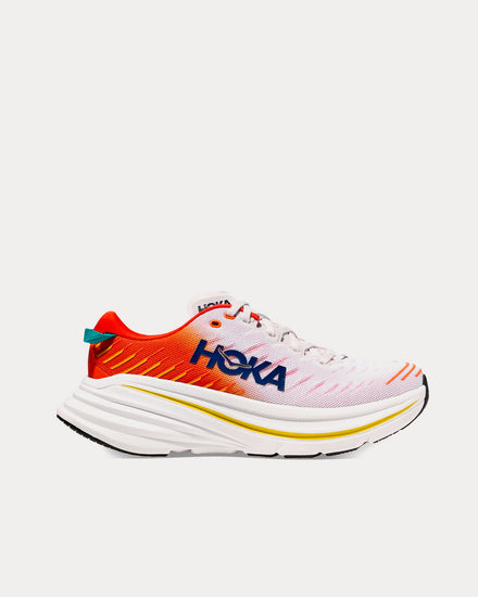 HOKA Bondi X Blanc De Blanc / Flame Running Shoes - 1