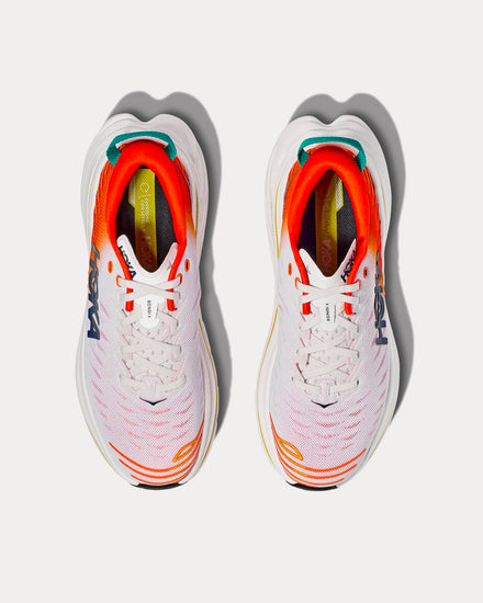 HOKA Bondi X Blanc De Blanc / Flame Running Shoes - 2