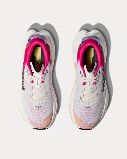 HOKA Bondi X Blanc De Blanc / Pink Yarrow Running Shoes - 2