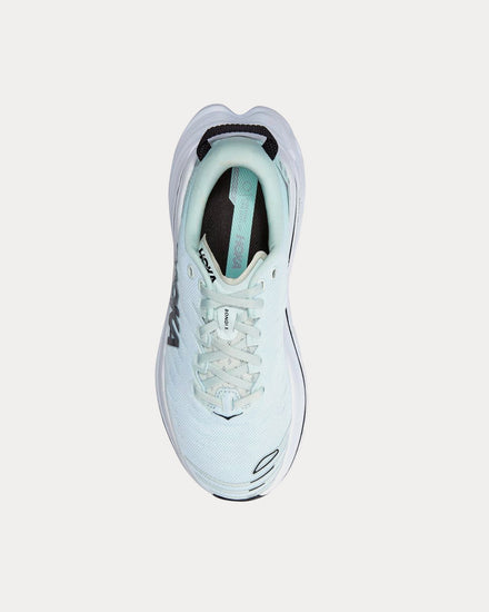 HOKA Bondi X Blanc De Blanc / Blue Fog Running Shoes - 2