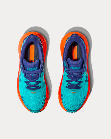 HOKA Challenger 7 Ceramic / Vibrant Orange Running Shoes - 2