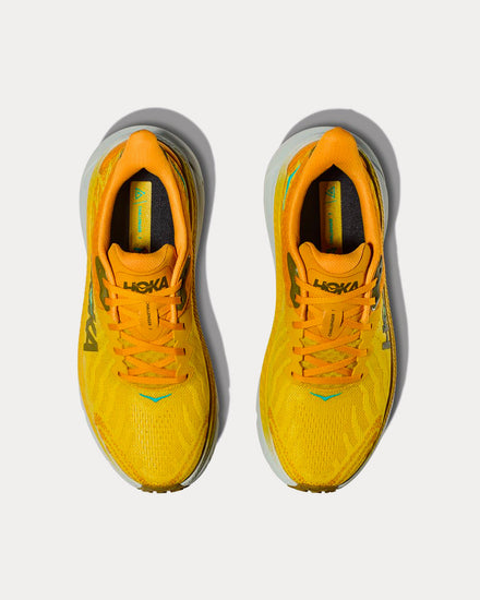 HOKA Challenger 7 Passion Fruit / Golden Yellow Running Shoes - 2