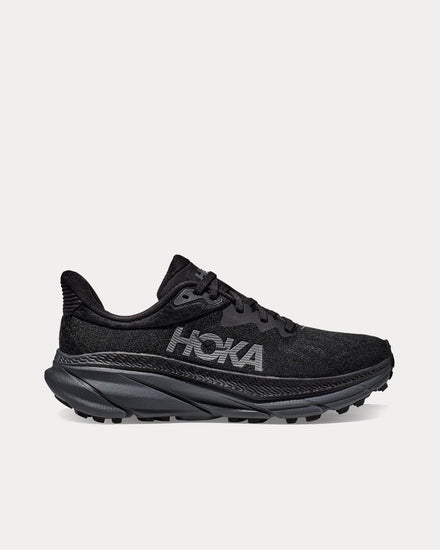 HOKA Challenger 7 Black / Black Running Shoes - 1