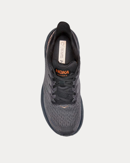 HOKA Clifton 8 Anthracite / Copper Running Shoes - 2