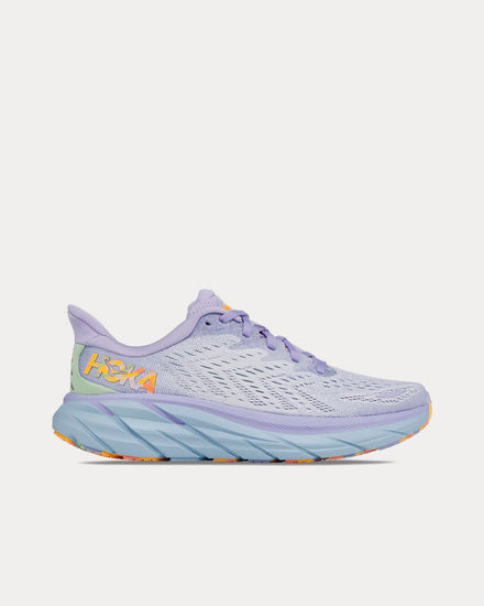 HOKA Clifton 8 Baby Lavender / Smoke Green Running Shoes - 1