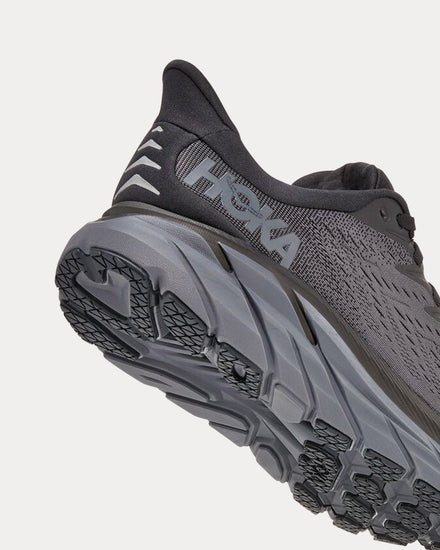 HOKA Clifton 8 Black / Black Running Shoes - 3