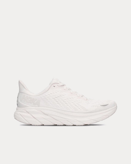 HOKA Clifton 8 White / White Running Shoes - 1
