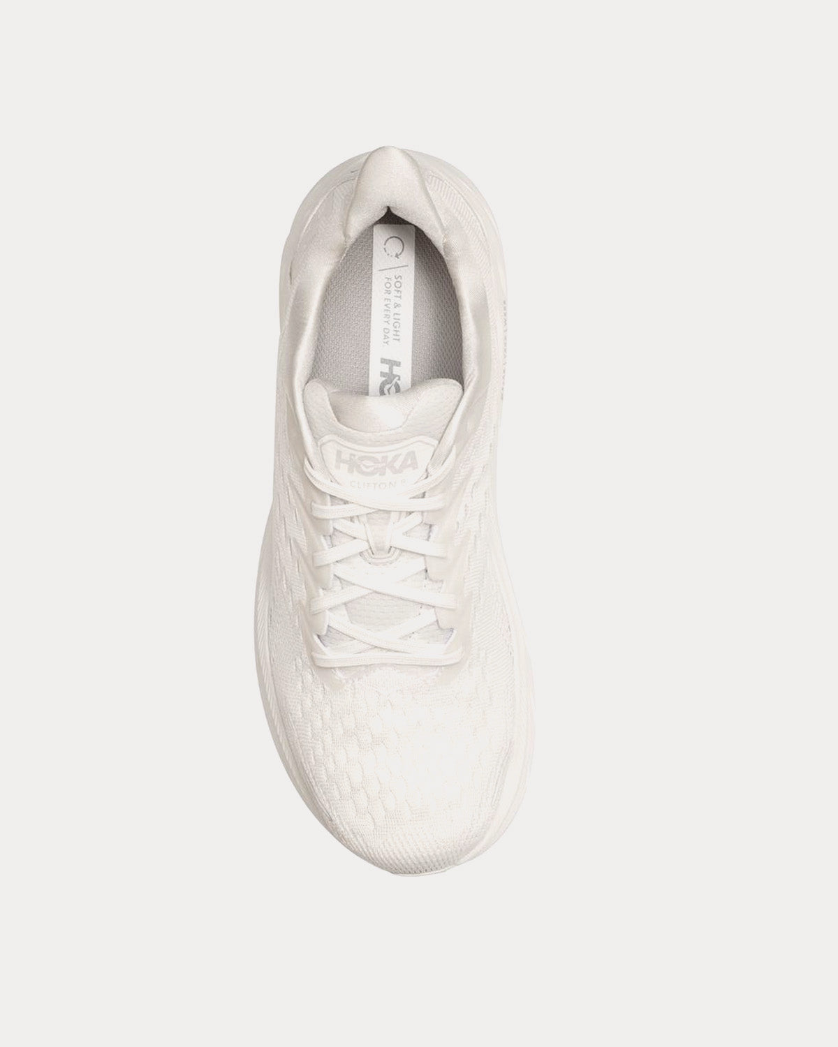 Hoka - Clifton 8 White / White Running Shoes