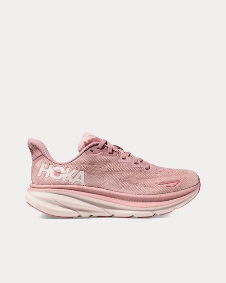 HOKA Clifton 9 Pale Mauve / Peach Whip Running Shoes - 1