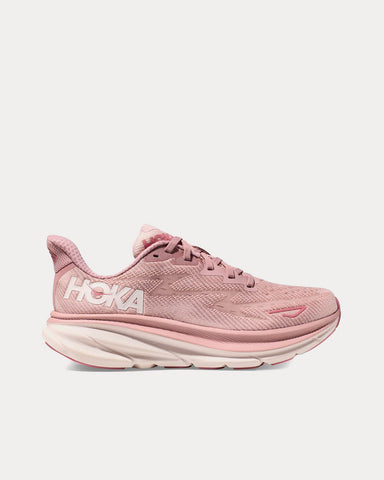 HOKA Clifton 9 Pale Mauve / Peach Whip Running Shoes