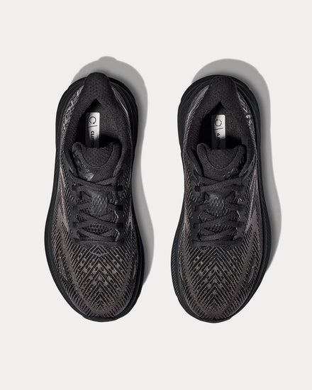 HOKA Clifton 9 Black / Black Running Shoes - 2