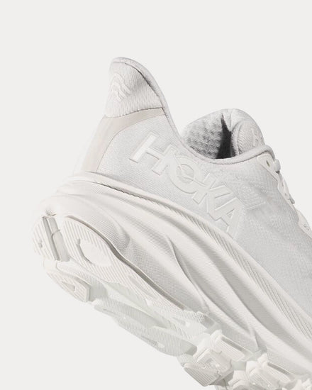 HOKA Clifton 9 White / White Running Shoes - 3