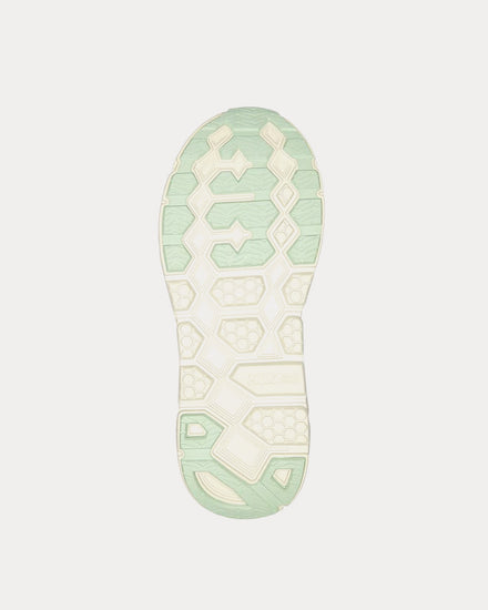 HOKA Clifton L Suede Smoke Green / Celadon Tint Running Shoes - 3