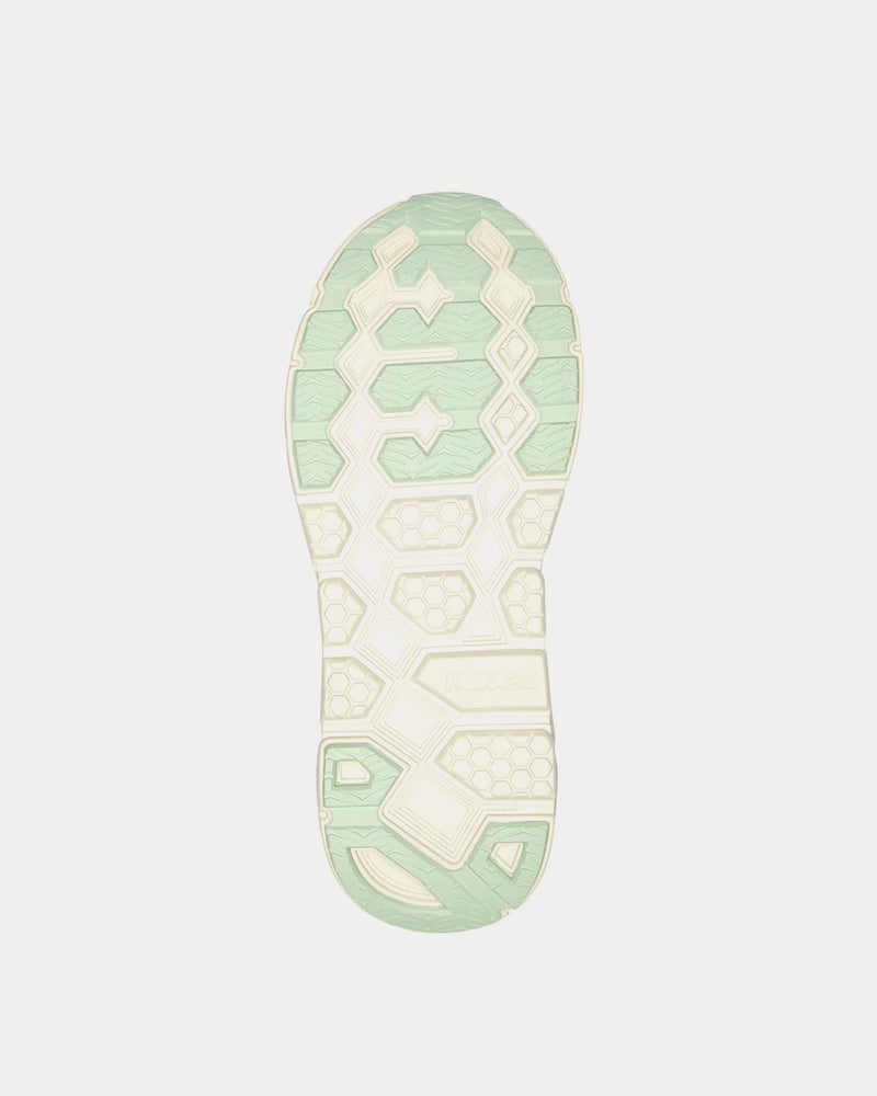 HOKA Clifton L Suede Smoke Green / Celadon Tint Running Shoes - 3